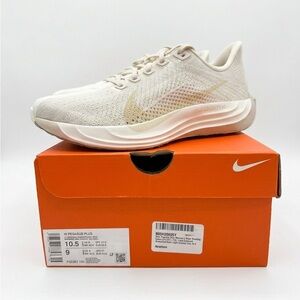 Nike Pegasus Plus Unisex Running Shoes Cream Women 10.5/ Men 9.
